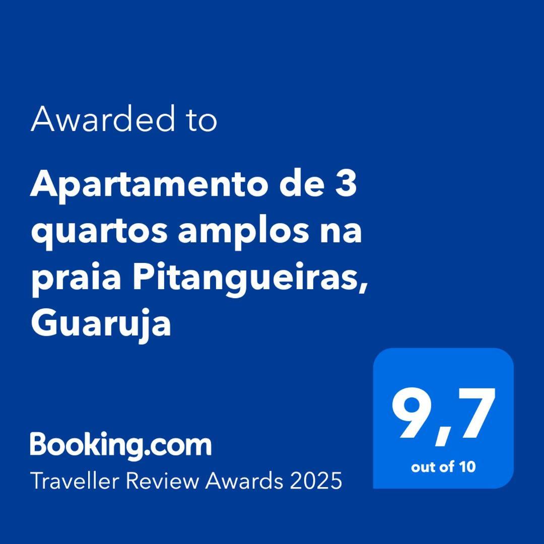 Apartamento De 3 Quartos Amplos Na Praia Pitangueiras, Гуаружа Экстерьер фото